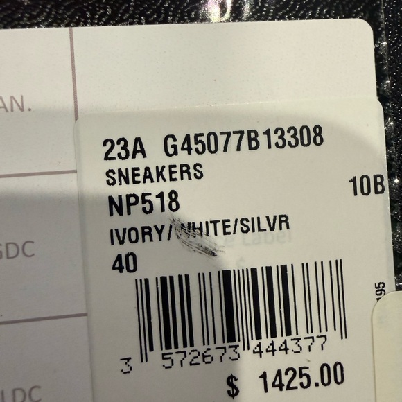 CHANEL Cream & Beige CC Logo Mesh Leather Sneakers - Picture 14 of 14